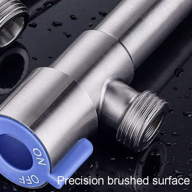 Model D 304 Hexagonal Stainless Steel Angle Valve Fine Copper Ceramic Valve Spool With Decorative...