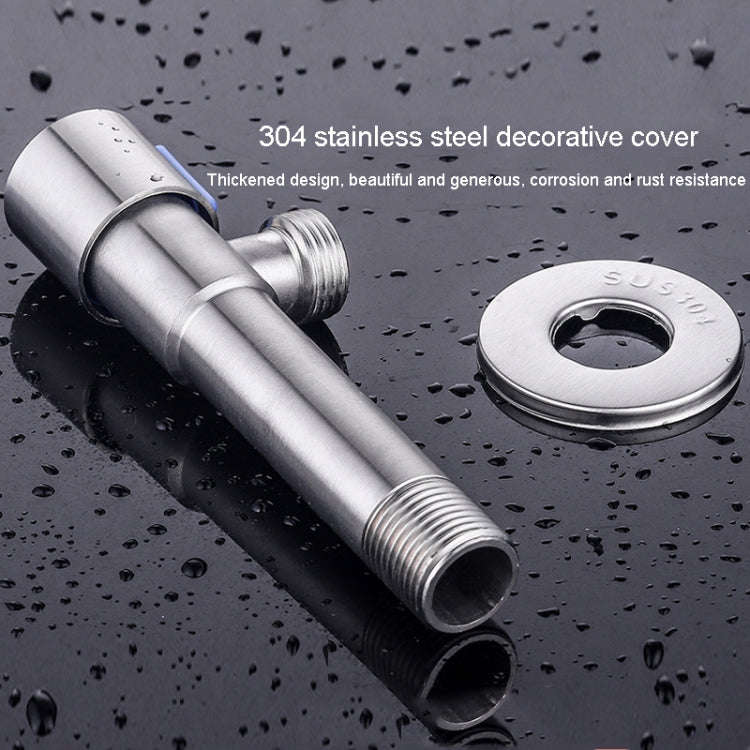 Model D 304 Hexagonal Stainless Steel Angle Valve Fine Copper Ceramic Valve Spool With Decorative...