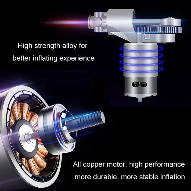 12V Metal Cylinder Smart Digital Display Portable Mini Tire Pump, Specification: No. 30 Automatic...