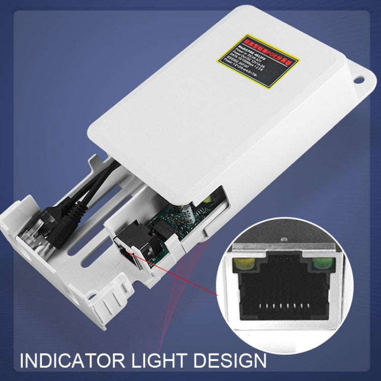 POE-4812FG  48V To 12V Isolated Standard POE Splitter Outdoor Monitoring Waterproof Power Supply ...