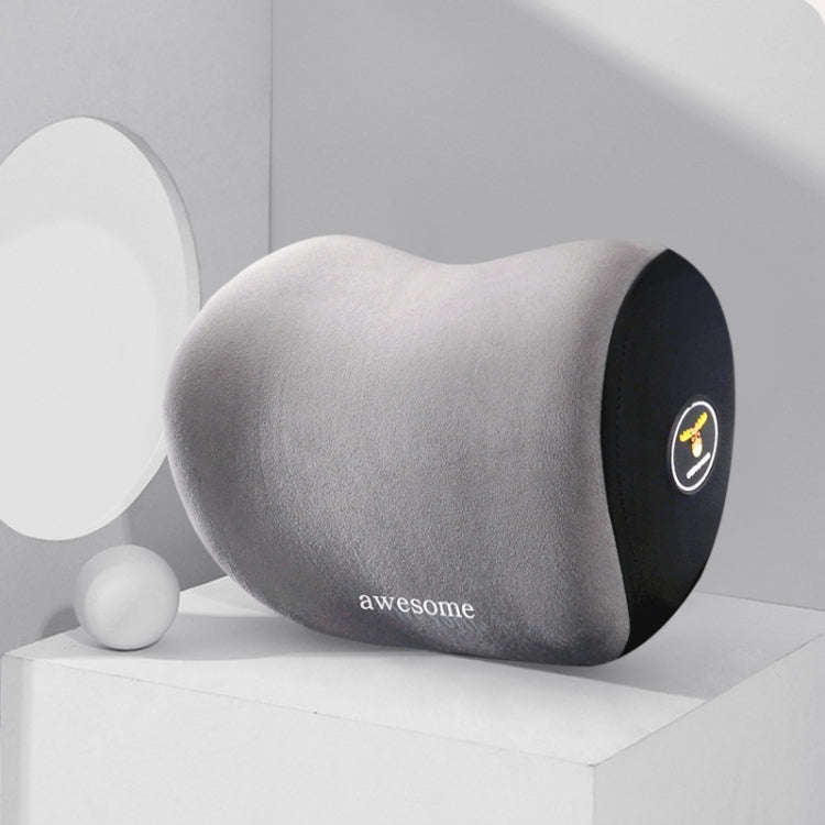 Car Memory Foam Neck Pillow Seat Spine Pillow, Color: Gray Headrest