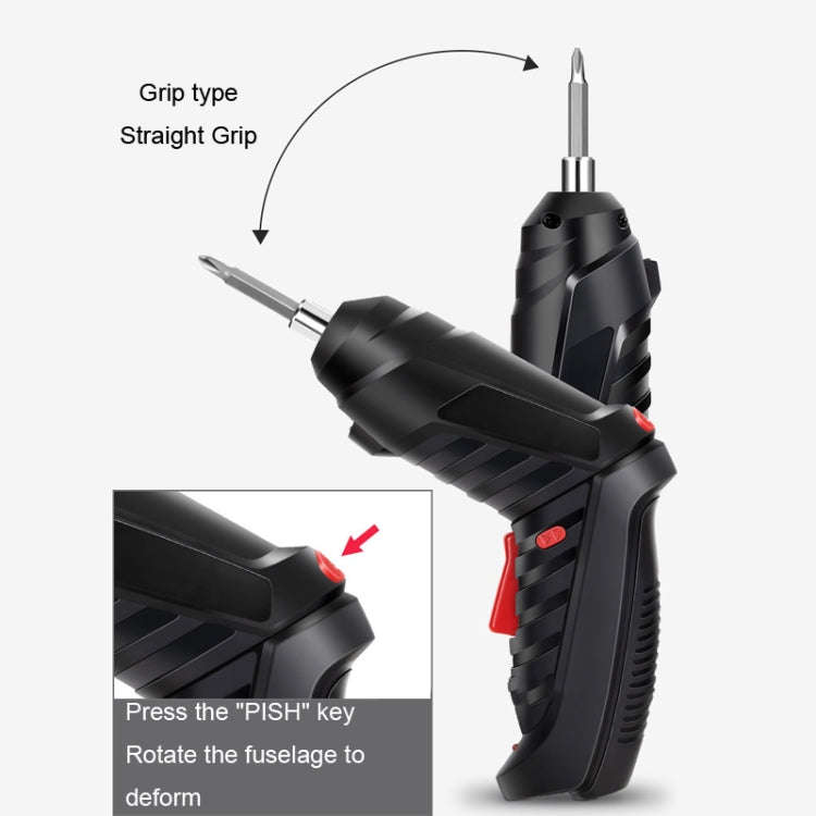 30pcs/set Home Use Mini Rechargeable Multifunction Electric Screwdriver Electric Drill Tool Set