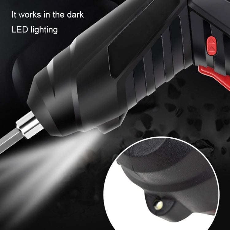 15pcs/set Home Use Mini Rechargeable Multifunction Electric Screwdriver Electric Drill Tool Set