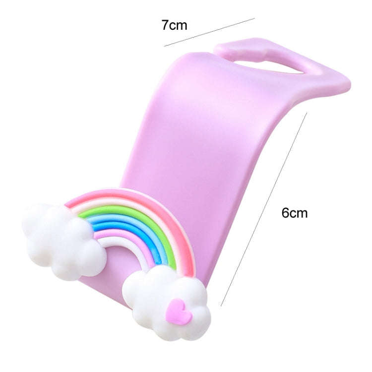 5pcs Car Seat Rear Hidden Multifunctional Cartoon Hook(Random Color Delivery)