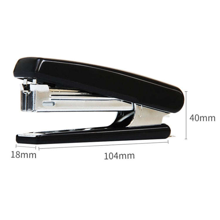 Deli 0222 10 Portable Metal Stapler With Staple Remover Labor Saving Stapler(Blue)