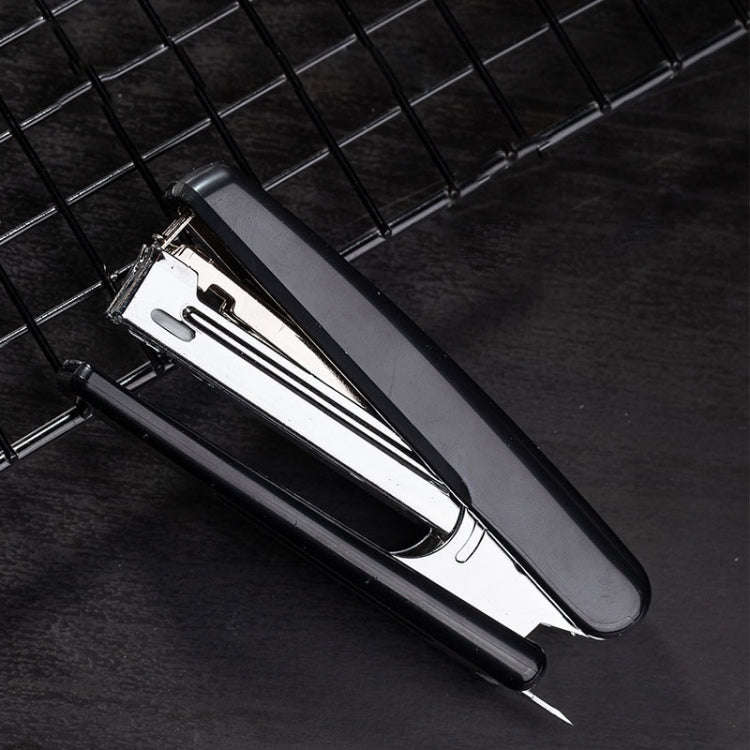 Deli 0222 10 Portable Metal Stapler With Staple Remover Labor Saving Stapler(Black)