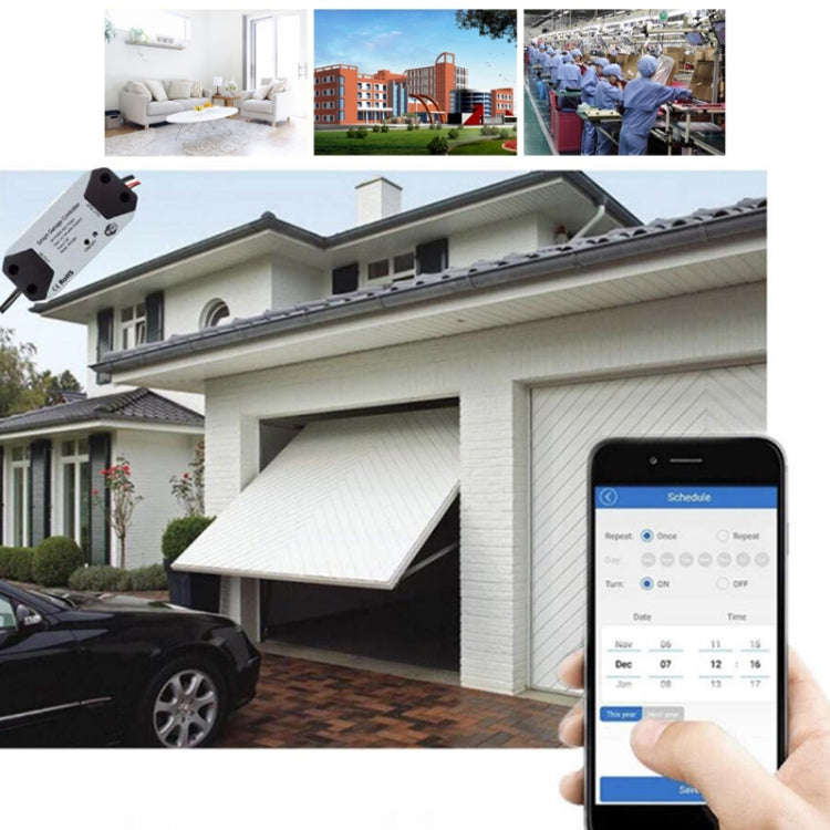 Tuya APP Remote Control WIFI Smart Garage Door Controller, Specification: EU Plug