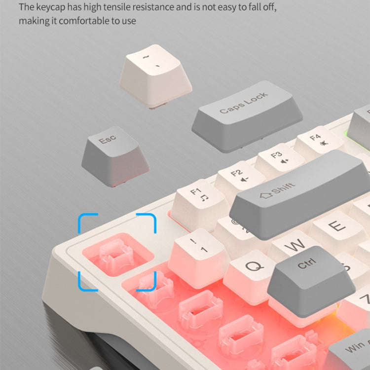 K-Snake Wired E-Sports Keyboard Mouse Mechanical Feel 98 Key Desktop Computer Notebook Keyboard, ...