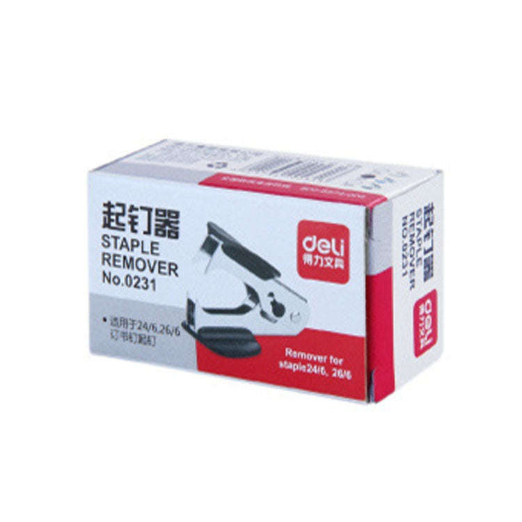 Deli 0231 12 Mini Portable Labor-Saving Nail Remover Nail Puller(Black)