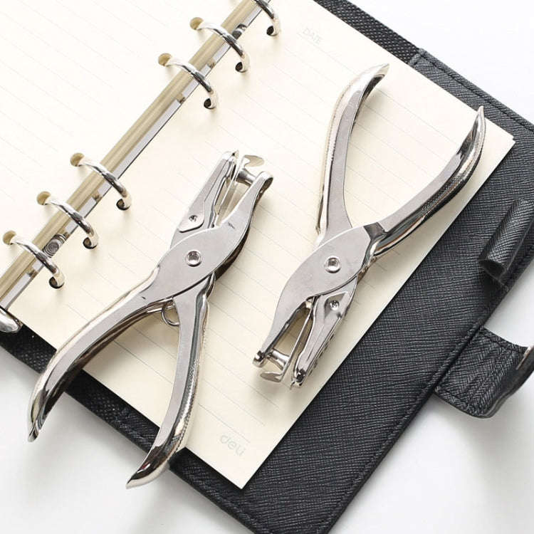 Deli 0114 Single Hole Punching Pliers Manual Mini Round Hole Paper Puncher(130x11x57mm)