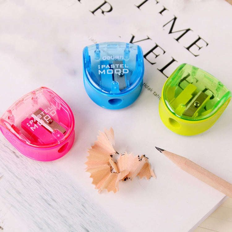 Deli 0578 Mini Cute Non-slip Pencil Sharpener Children Pencil Sharpener(Random Color Delivery)