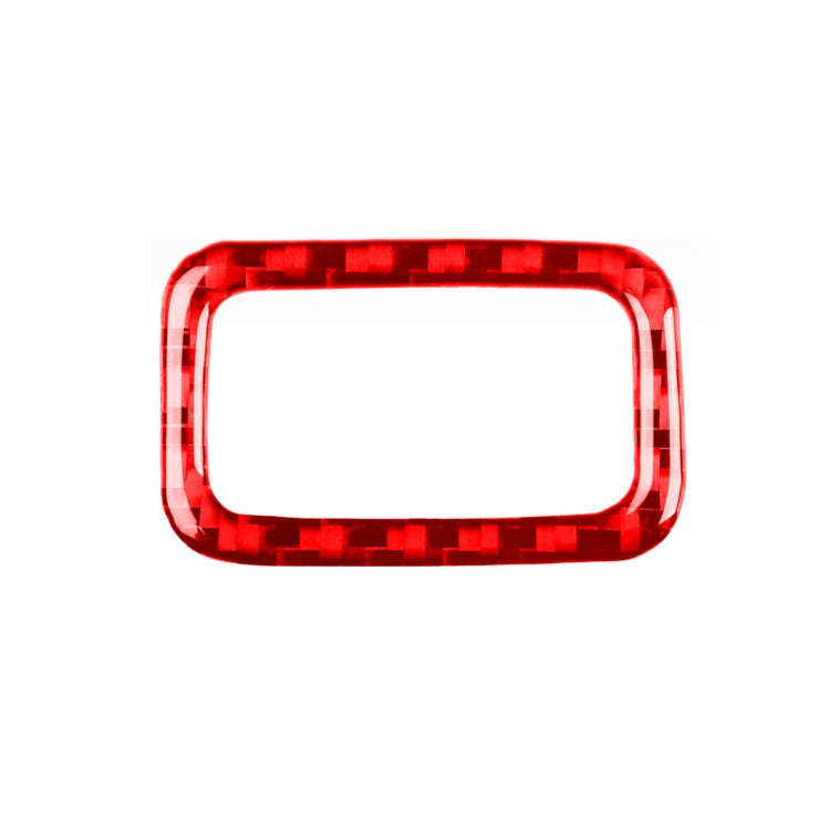 For Jaguar F-TYPE 2013+ Left And Right Drive Universal Trunk Button Sticker(Red)