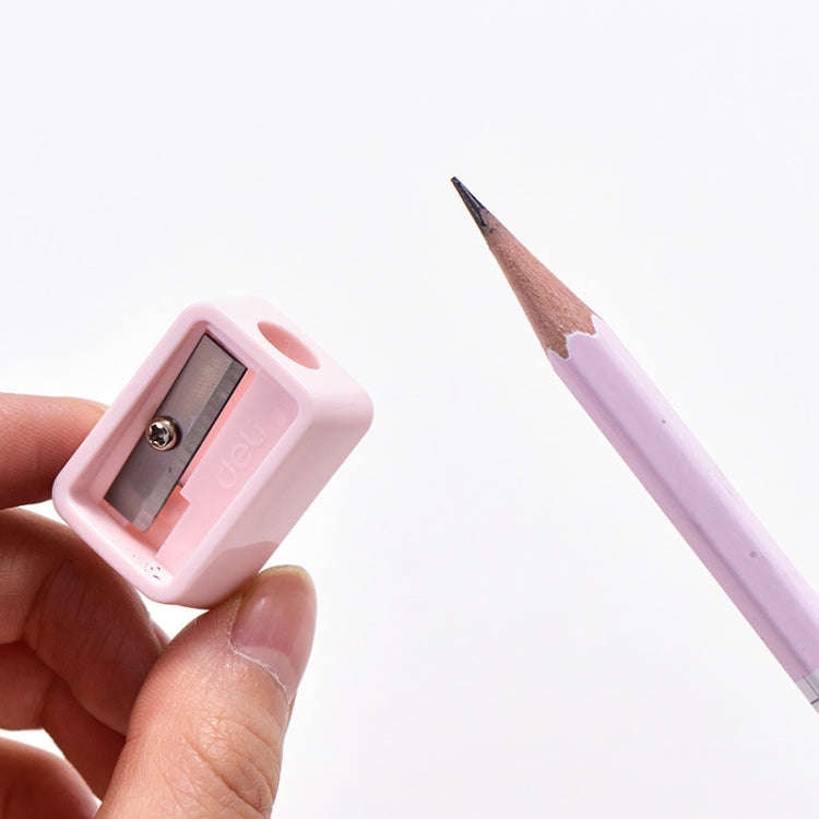 5pcs Deli 0594 Mini Portable Children Pencil Sharpener(Random Color Delivery)