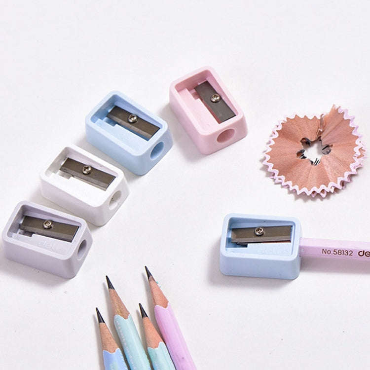 5pcs Deli 0594 Mini Portable Children Pencil Sharpener(Random Color Delivery)