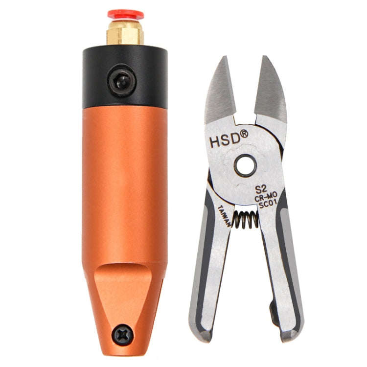 HSD HS-5M+S2 Cut Metal Set 2 In 1 Pneumatic Snip Plier Cutting Metal Plastic Model Scissor Tool
