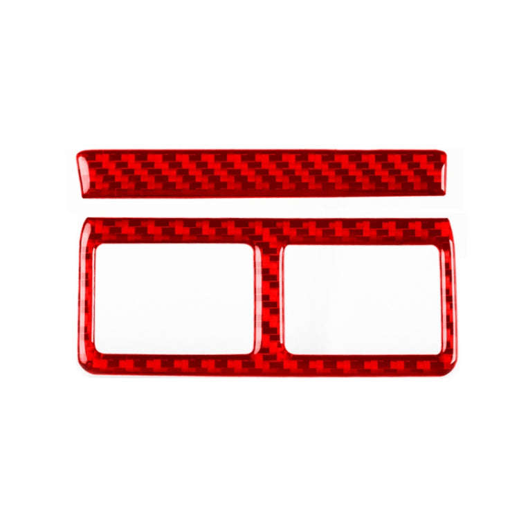 For Jaguar F-TYPE 2013+ Left And Right Drive Universal Headlight Switch Decorative Sticker(Red)