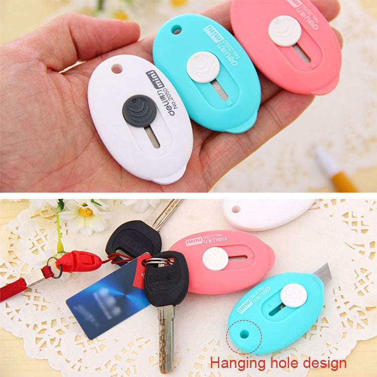 Deli 2050 Small Mini Candy Color Utility Knife Stationery(Random Color Delivery)