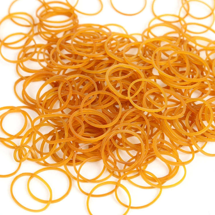 Deli 3218 100pcs/Pack Office Supplies Rubber Band Rubber Ring(Yellow)