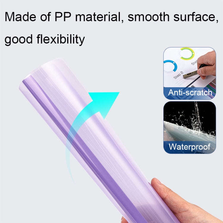 10pcs Deli 5538 File Folder Insert A4 File Drawer Folder Transparent Cover(Random Color Delivery)