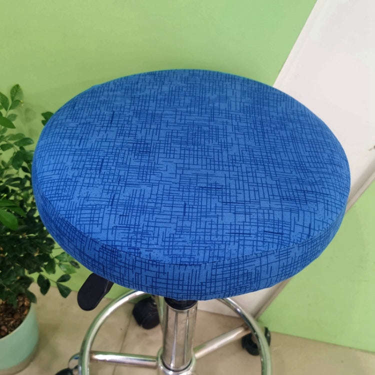Elastic Printing Round Stool Sleeve Round Stool Chair Cover Bar Stool Cover, Size: Diameter 30-34...