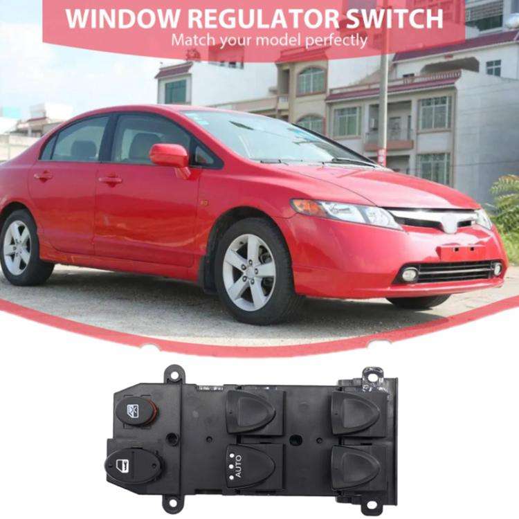 For 2006-2010 Honda Civic Electric Window Switch Button Replacement Kit(35750-SNV-H52)