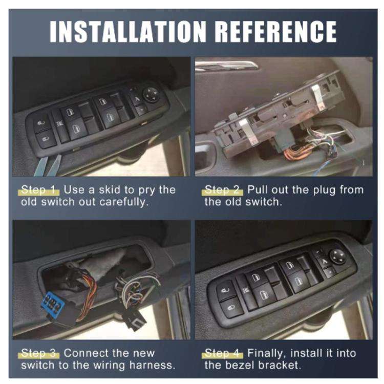 For 2006-2010 Honda Civic Electric Window Switch Button Replacement Kit(35750-SNV-H52)