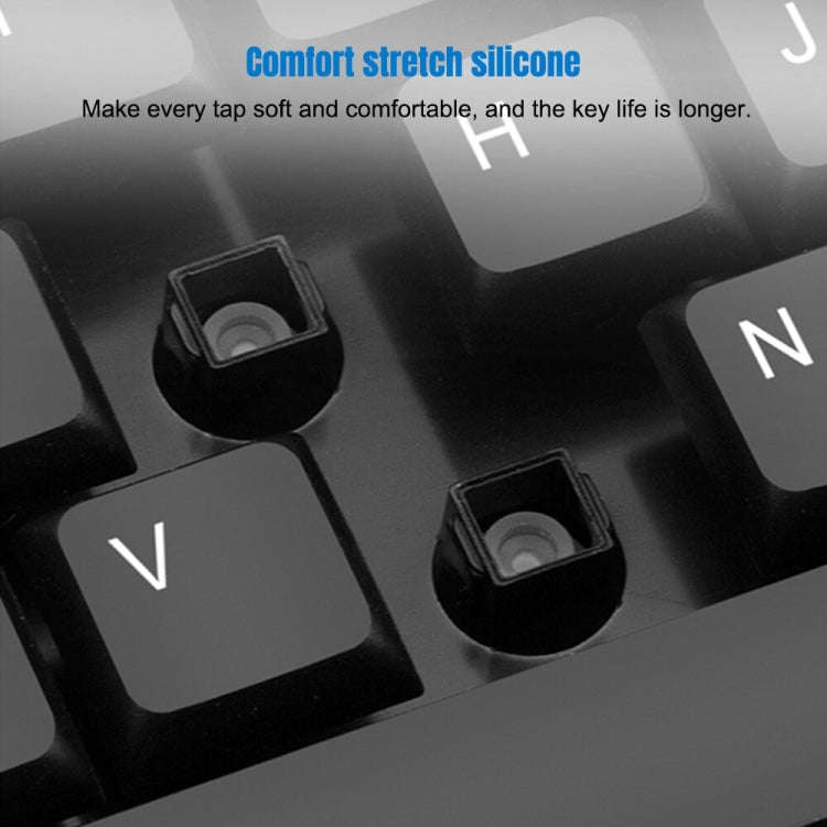 K-Snake WK800 Wireless 2.4G Keyboard Mouse Set Tabletop Computer Notebook Business Office House U...
