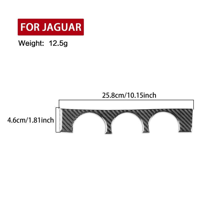 For Jaguar F-TYPE 2013+ Left and Right Drive Universal Air Conditioner Knob Decorative Sticker(Bl...