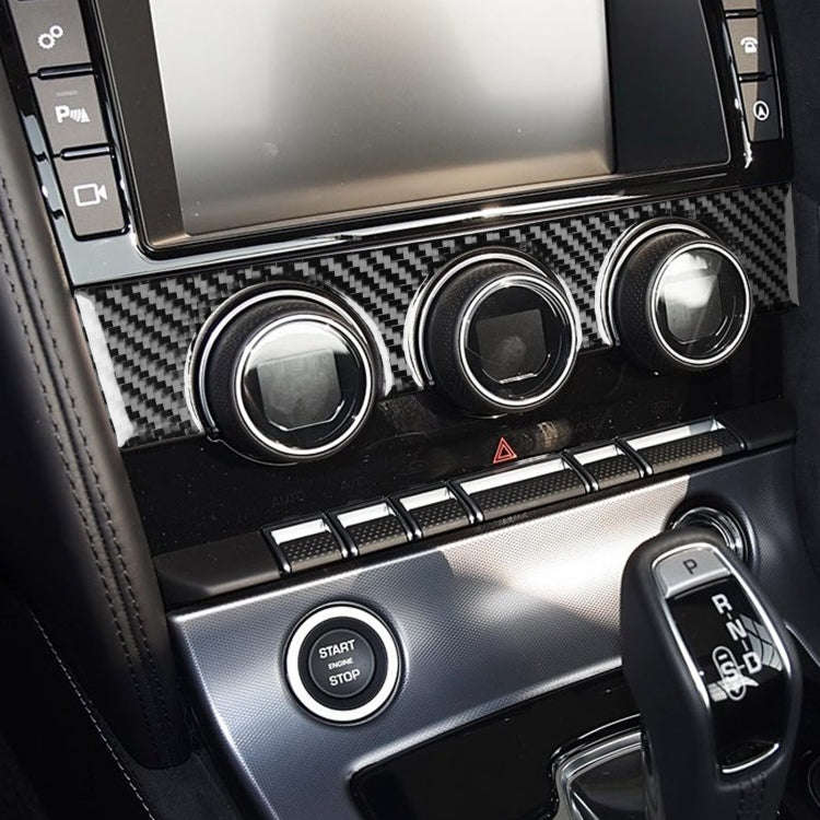 For Jaguar F-TYPE 2013+ Left and Right Drive Universal Air Conditioner Knob Decorative Sticker(Red)