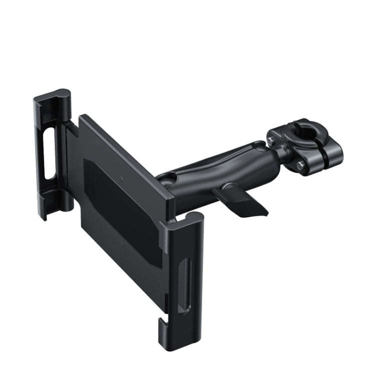 Car Rear Seat Folding Stretchable Headrest Tablet Bracket, Color: Metal Clamp Arm