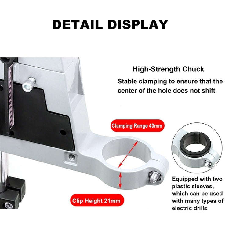 Multifunctional Electric Hand Drill Stand Mini Woodworking Fixed Table, Model: 1105