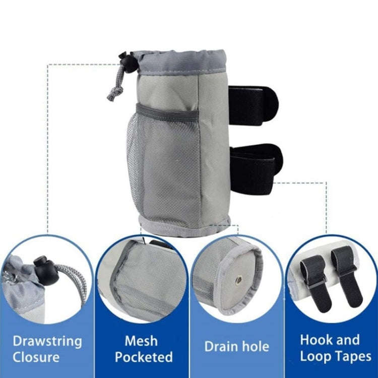 Bicycle Water Cup Holder Stroller Hanging Bottle Bag(Grey)