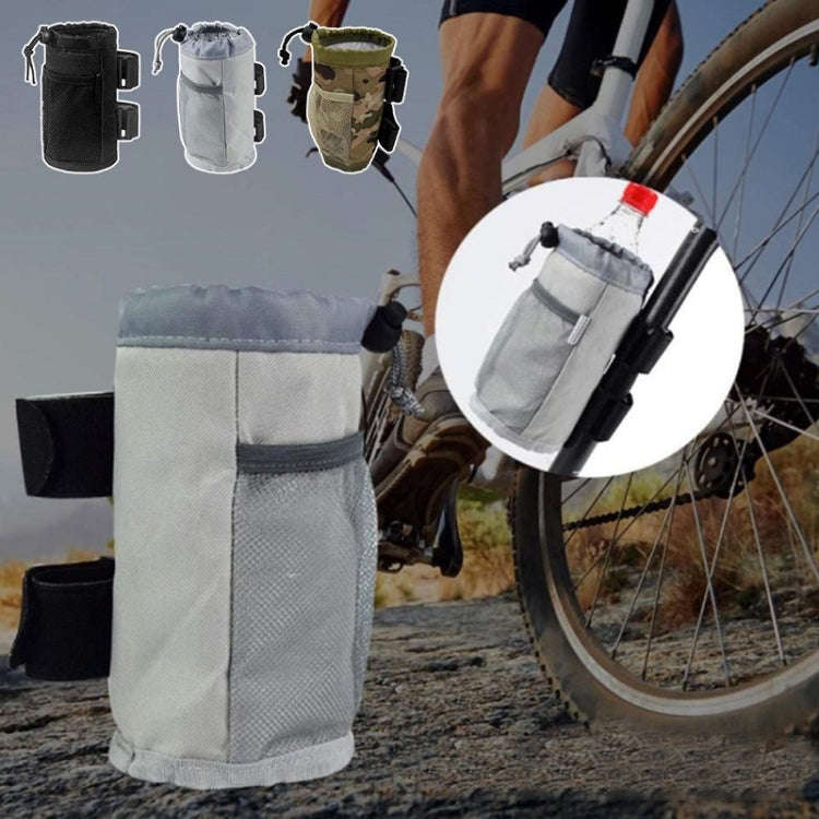 Bicycle Water Cup Holder Stroller Hanging Bottle Bag(Grey)