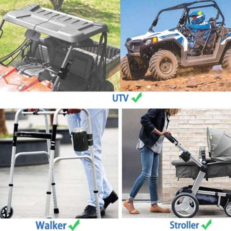 Bicycle Water Cup Holder Stroller Hanging Bottle Bag(Grey)