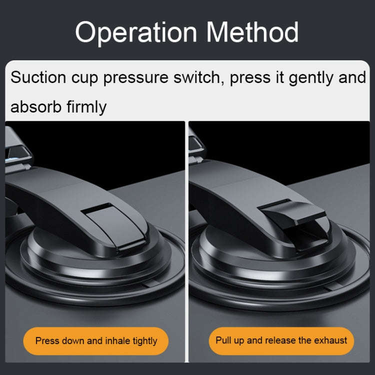 Car Suction Cup Dashboard Mobile Phone Holder with Sun Visor Folding Rotating Car Mount, Style: J...