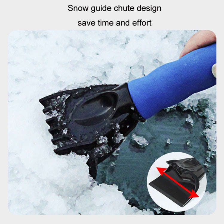Vehicle Mounted Snow Shovel De-Icer Cleaning Tool, Color: Red