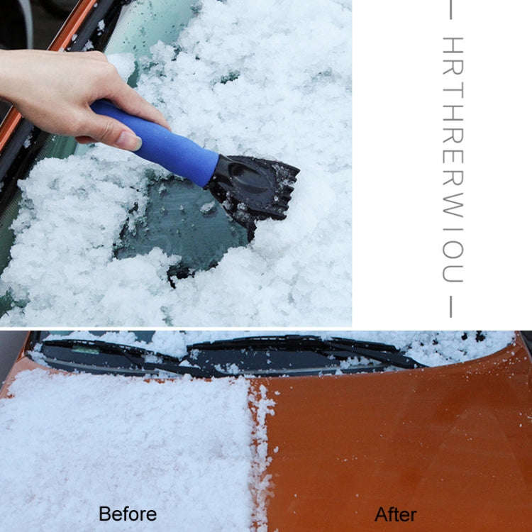 Vehicle Mounted Snow Shovel De-Icer Cleaning Tool, Color: Red