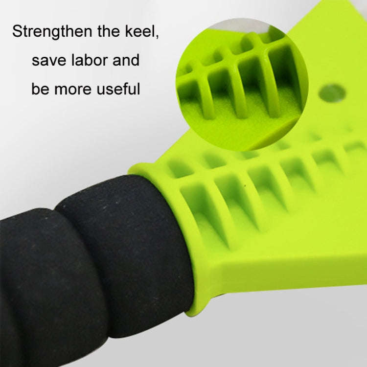 Car De-icer Shovel Multifunctional Frost Scraping Snow Sweeping Brush(Green)
