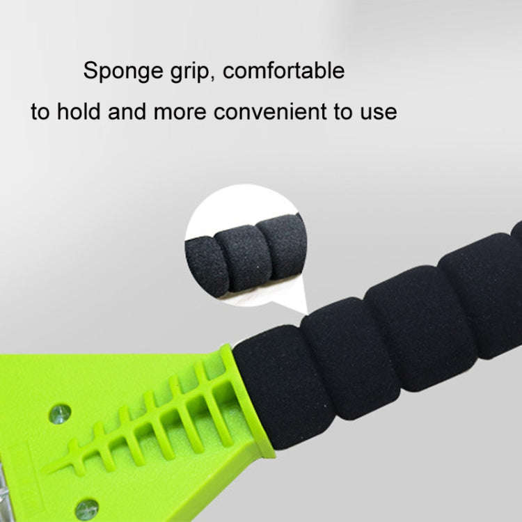 Car De-icer Shovel Multifunctional Frost Scraping Snow Sweeping Brush(Green)