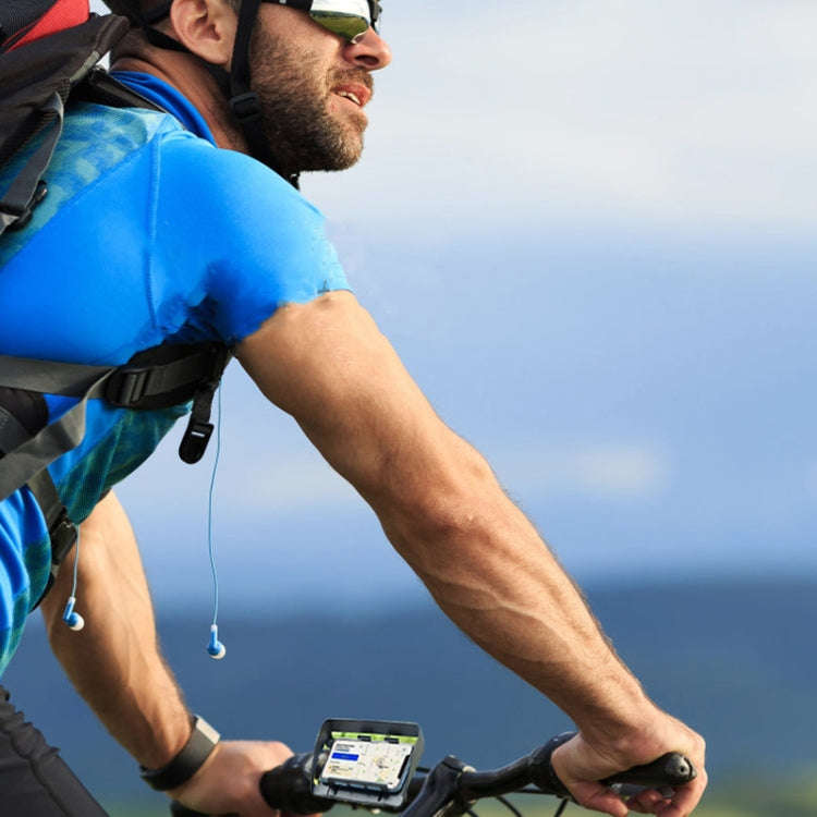 Rotatable Bicycle and Motorcycle Anti-shake Fixed Mobile Phone Holder with Sun Visor, Style: Clas...