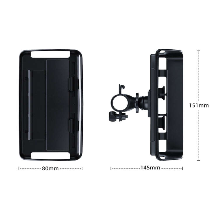 Rotatable Bicycle and Motorcycle Anti-shake Fixed Mobile Phone Holder with Sun Visor, Style: Clas...