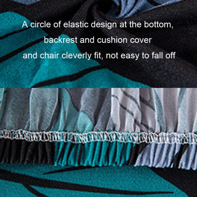 Cushion Cover+Back Cover Stretch Split Chair Cover Computer Chair Sleeve Office Desk Chair Cover(...