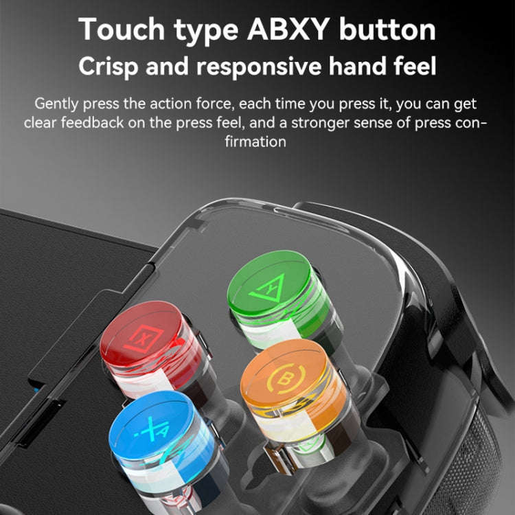 D7 BT5.0 Retractable Gamepad With Light For PC / Android / IPhone /Win7 10 11/Mac OS/Switch(Black)