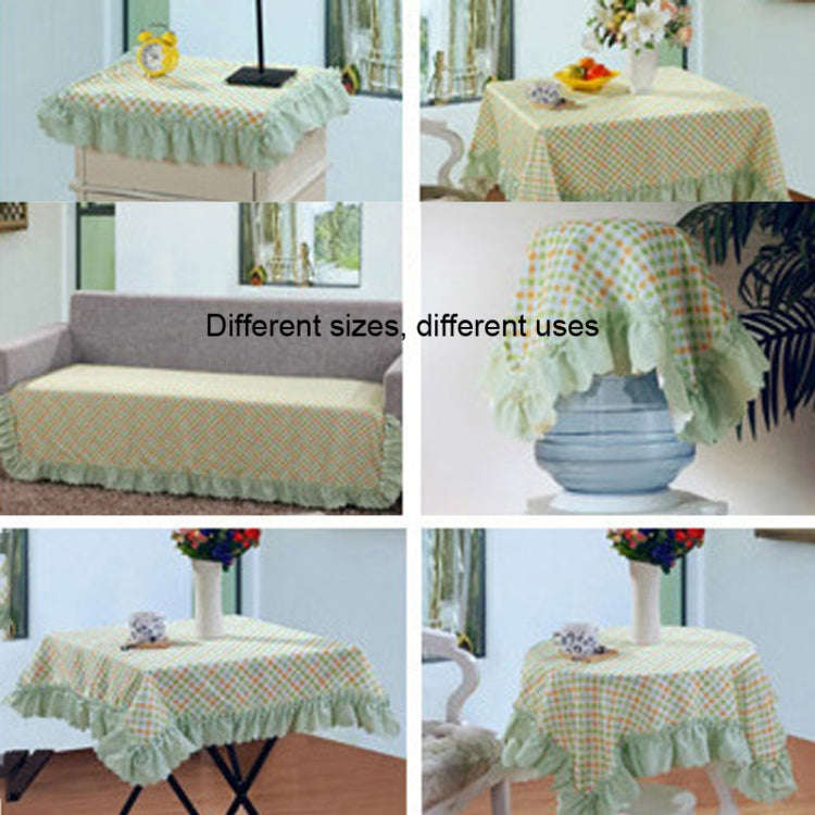 130x170cm Fabric Tablecloths Covers Simple Coffee Table Cloths(Beige)
