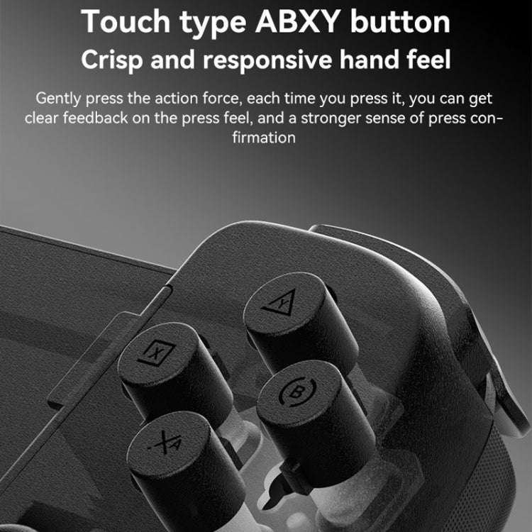 D6  Bluetooth Retractable Gamepad Dual Hall Six-Axis Somatosensory For Android/IPhone /Switch(Black)