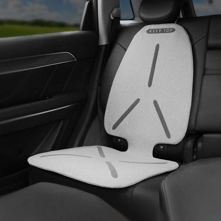 KEEP TOP Car Child Safety Seat Anti-Slip Thickened Anti-Wear Protective Pad(Gray)