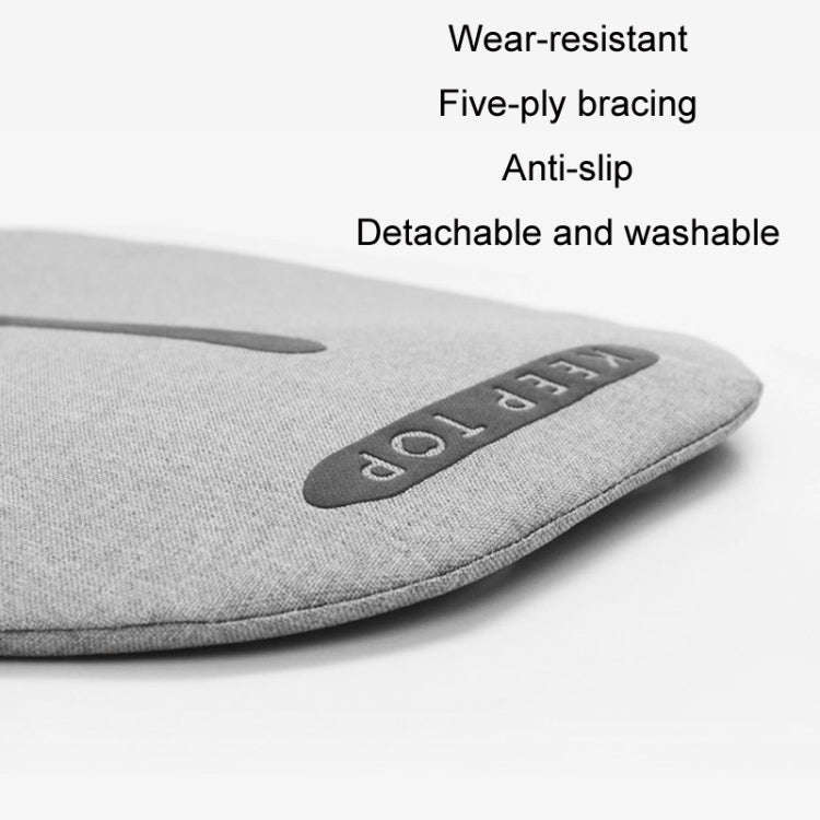 KEEP TOP Car Child Safety Seat Anti-Slip Thickened Anti-Wear Protective Pad(Gray)