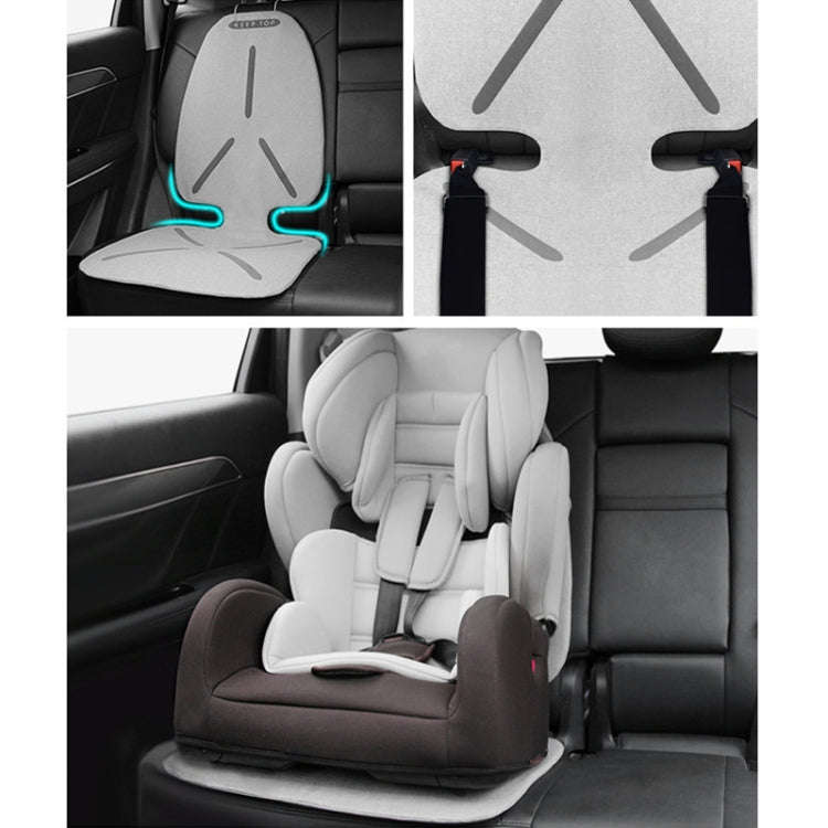 KEEP TOP Car Child Safety Seat Anti-Slip Thickened Anti-Wear Protective Pad(Black)