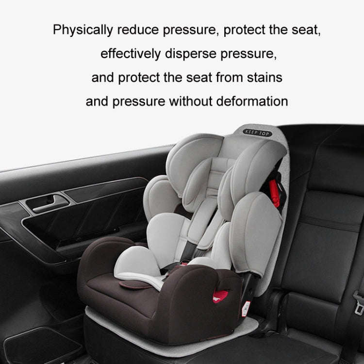KEEP TOP Car Child Safety Seat Anti-Slip Thickened Anti-Wear Protective Pad(Black)