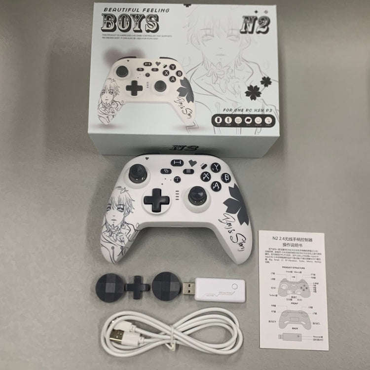 N2 Wireless 2.4G Controller Gamepad For Xbox One/One S/One X/Series S/Series X/PC Windows(Black)